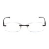 ICU Eyewear Stanford Rimless Black Reading Glasses - image 2 of 4