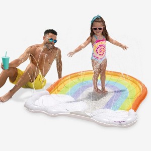 Funsicle Rainbow FunSpray Splash Mat - 1 of 4