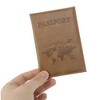 Unique Bargains Textured Letter Passport Holder 1 Pc - 3 of 4
