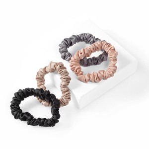 The Hair Edit Ruched Ribbon - 4pk - 1 of 4