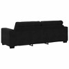 vidaXL 3-Seater Sofa Black 180 cm Velvet - 3 of 4