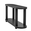 VYNXARIA Modern Minimalist Ash Veneer Entryway Table with Streamlined Desktop Design, Suitable for Study Rooms, Entryways, Hallway£¬Black - 3 of 4