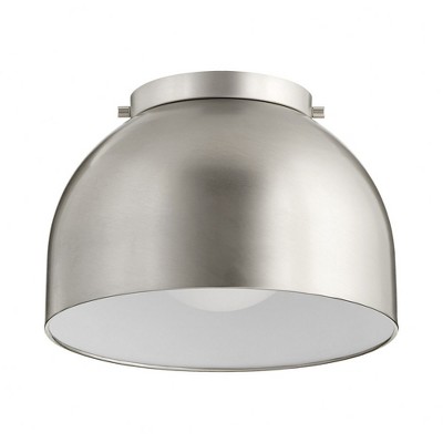 Quorum Lighting Dome 1 - Light Flush Mount in  Satin Nickel