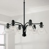 Capital Lighting Greer 6 - Light Chandelier in  Matte Black - 4 of 4