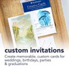 Strathmore Creative Cards & Envelopes, Flourescent White with Deckle Edge, Full Size, 5x6.875 inch, 6 Per Pack, 3 Packs - 4 of 4