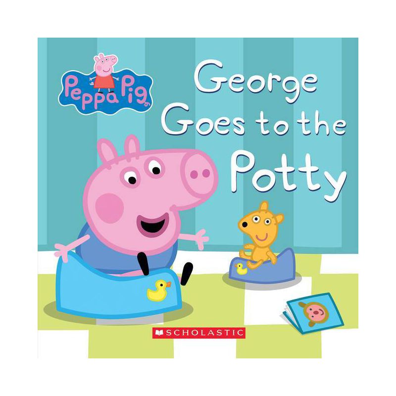 Peppa Pig: George Goes to the Potty - (Board Book), 1 of 2