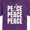 Men's - Disney - Mickey Mouse Stacked Peace Sign Short Sleeve Graphic T-Shirt - 2 of 4