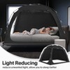 EighteenTek Portable Privacy Bed Tent, Great Solution To Enhance Sleep Environment - 2 of 4