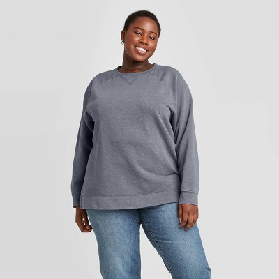 Women's Fleece Tunic Sweatshirt - Universal Thread™ Gray XS