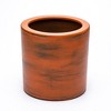 VisioGear 7.8" Round Planter Pot, Outdoor and Indoor Planter Pot with Support Base, Brown, 7.8"*7.8"*7.8" - 2 of 4