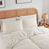 Peace Nest Linen Cotton Blend Duvet Cover Set, Durable, Breathable & Moisture-Wicking, 3 Piece Bedding Set with Pillow Shams - 2 of 4