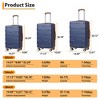 3 Piece Hardshell Luggage Set (20/24/28 Inch), Lightweight Hard Shell Suitcase Set with Spinner Wheels, Expandable Carry on & Checked Luggage - 2 of 4
