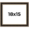 PosterPalooza | Ornate Brown Picture Frame - UV Acrylic, Backing Board, Hanging Hardware Included - 2 of 4