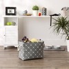 Bone Dry Polyester Pet Bin Trellis Paw - 4 of 4