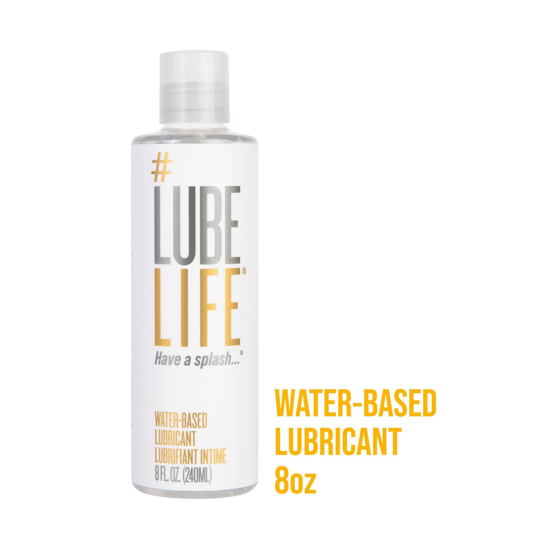 Lube Life Water Based Personal Lube -  8 fl oz