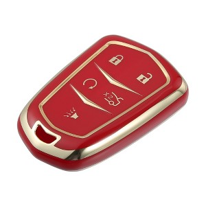 Unique Bargains TPU 5 Button Car Key Fob Case for Cadillac XT5 2017-2020 - 1 of 4