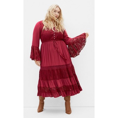 thumbnail image 2 of Buy CITY CHIC Plus Size Tisha Lace Maxi Dress At 2 of 14