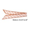 Unique Bargains Women's Lobster Long Ribbon Headband Red Beige 1 Pc - 4 of 4