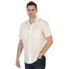 Gioberti Mens Casual Western Solid Short Sleeve Shirt With Pearl Snaps - image 4 of 4