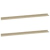 vidaXL Wall Shelves 2 pcs Sonoma Oak 45.3"x3.5"x1.2" - 2 of 4