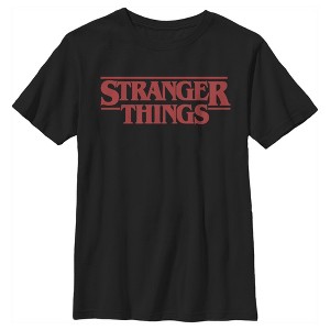 Boy's Stranger Things Bold Logo T-Shirt - 1 of 4