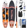 VYNXARIA Inflatable Stand Up Paddle Board 11'*34"*6" With Accessories,Orange - 2 of 4