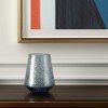 HomeRoots 9" Blue Round Seeded Glass Table Vase - 2 of 4