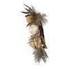 Kurt Adler 24-Inch Silver and Gold Champagne Rattan Wreath - 4 of 4