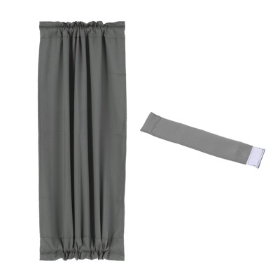 Unique Bargains Blackout Half Curtain with Adjustable Tie Back