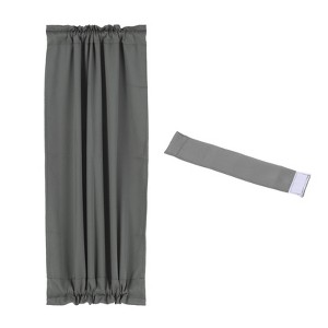 Unique Bargains Blackout Half Curtain with Adjustable Tie Back - 1 of 4