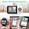 Simyke Smart Baby Monitor: 1080P Camera + 2.8” LCD Display, Smartwatch Connectivity - 4 of 4
