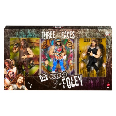 WWE Elite 3-Pack Ringside Exclusive 3 Faces of Foley Action Figure