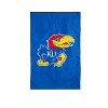 Evergreen NCAA University of Kansas Applique House Flag 28 x 44 Inches Outdoor Decor for Homes and Gardens - 2 of 2