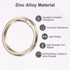 Unique Bargains Metal Spring O Rings Zinc Alloy Durable Multipurpose Lightweight Buckle - 2 of 4