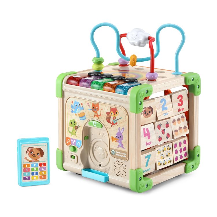 LeapFrog Touch & Learn Wooden Activity Cube, 3 of 10