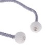 Unique Bargains Magnetic Buckle Small Faux Pearl Curtain Tie Polyester Rare Earth Magnet 2 Pcs - 3 of 4
