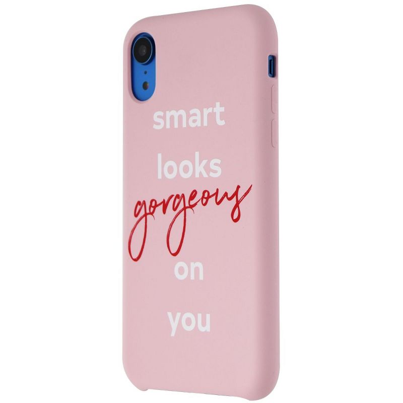 My Social Canvas Soft Silicone Case for iPhone XR - Pink (Smart Looks Gorgeous), 1 of 2