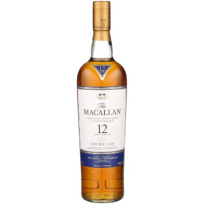 The Macallan 12yr Double Cask Single Malt Scotch Whisky - 750ml Bottle