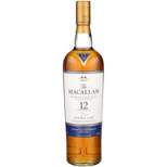 The Macallan 12yr Double Cask Single Malt Scotch Whisky - 750ml Bottle