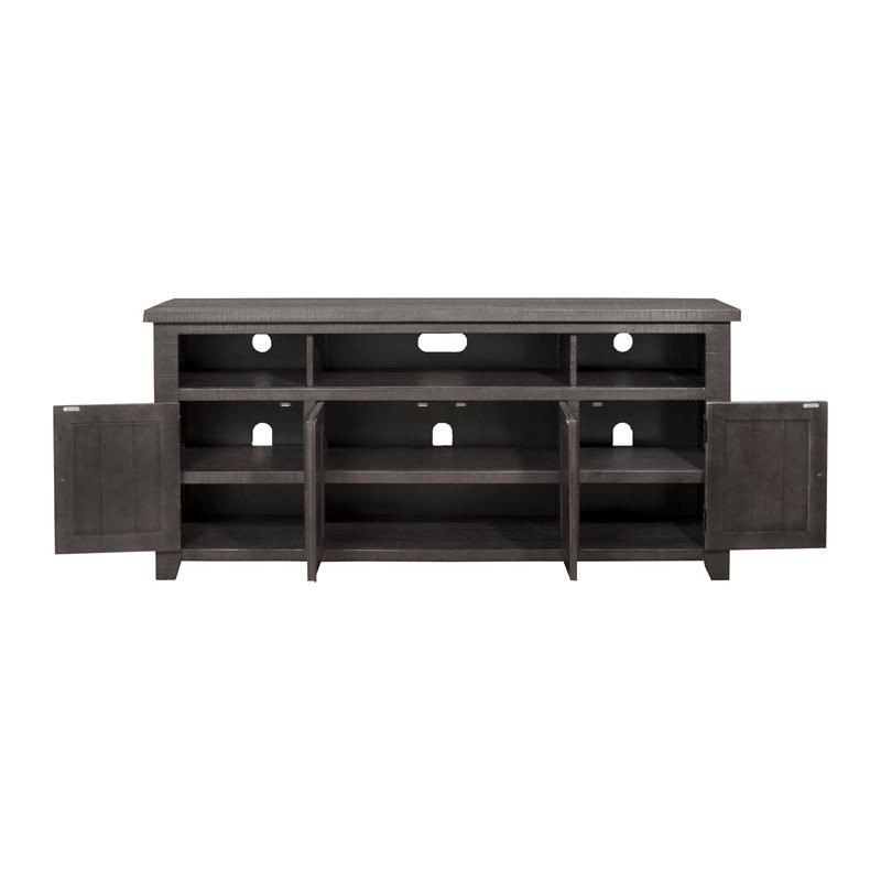 Martin Svensson Home West Mill 65" Solid Wood TV Stand Gray, 3 of 5