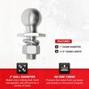 Bulldog Interlock Trailer Hitch Ball with 3,500 Pound Capacity for Automotives, Boats, RV, Minivans, Camper, and Towing Needs - 3 of 4