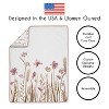 Sweet Jojo Designs Girl Baby Crib Bedding Set - Watercolor Floral Garden Rose Pink and Taupe 4pc - 4 of 4
