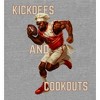 Kickoffs & Cookouts American Football Adult Crew Neck Short Sleeve Tee - 2 of 2