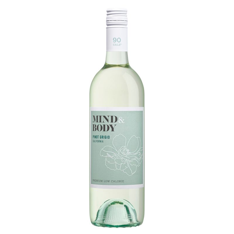 Mind &#38; Body Pinot Grigio White Wine - 750ml Bottle, 1 of 9