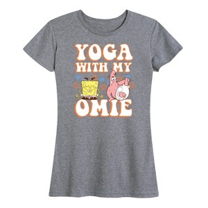 Women's - SpongeBob SquarePants - Yoga with My Omie Short Sleeve Graphic T-Shirt - 1 of 4
