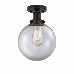 Beacon - 1 Light Semi-Flush Mount In Industrial Style-8.25 Inches Tall and 6.5 Inches Wide - 1 of 1