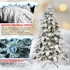 Mlmh & Kngwa 5FT Realistic Snowy Holiday Christmas Tree - 3 of 4