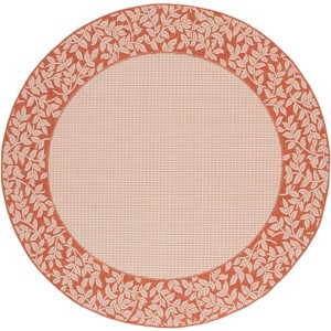 Courtyard CY0727 UV & Stain Resistant Non-Shedding Power Loomed Indoor/Outdoor Rugs - Safavieh - 1 of 4