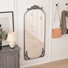 KWPZQEB Full Length Mirror, 58x24 Inch Arched Floor Standing Mirrors for Bedroom, Cloakroom, Standing Hanging or Leaning Against Wall - 3 of 4