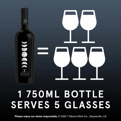 7 Moons Red Blend Wine - 750ml Bottle : Target